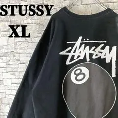 美品✨ステューシー 8ボール スウェット トレーナー バックプリント 希少 XL