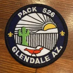 デッドストック PACK 526 GLENDALE AZ. ワッペン