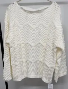 GORGE 透かし編みニット ベルトなし