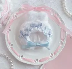 にじぱぺっと 10cmぬい服 もふもふうさぎの被り物