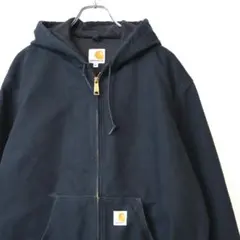 裏サーマル M USA製 Carhartt アクティブ ジャケット 美品 希少