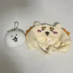 鈴入おかおマスコット　ナガノのクマ　ねこのかぶりもの ちいかわ シーサー　セット