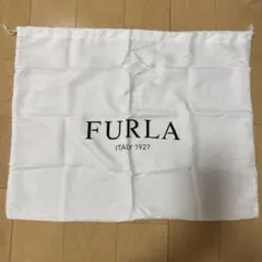 FURLA ホワイト巾着バッグ