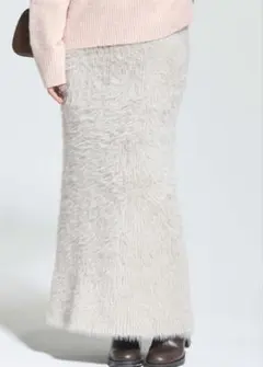 シャギーニットスカート