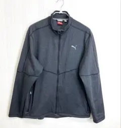 Puma フルジップジャケット XL ダークグレー