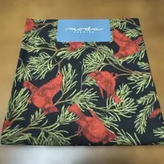 moda fabrics 綿100% 生地 黒地 赤い鳥