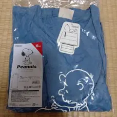 PEANUTS Tシャツワンピース ブルー Mサイズ