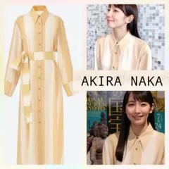 アキラナカ　akiranaka マガリシャツドレス　ワンピースのサムネイル