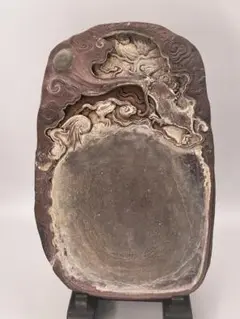 ♦中国硯 古玩 硯蓋 縞黒檀 龍文様硯 文房四宝 古美術品 アンティーク 骨董品 2025年最新】Yahoo!オークション -中国硯の中古品・新品・未使用