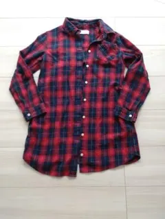 西松屋　子供服ネルシャツ　130cm　美品