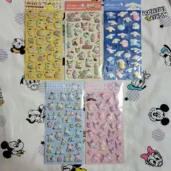 ぷくっとシール シナモロール サンリオキャラクターズ ポムポムプリン ポチャッコ