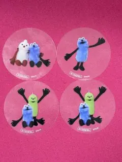 スシロー　パペットスンスン　コラボ限定クリアピック3種4枚セット