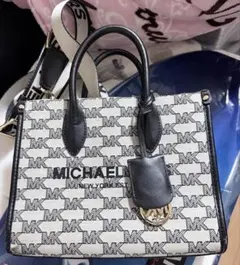 MICHAEL KORS ショルダーバッグ ホワイト/ブラック