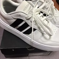 adidas Cloudfoam ホワイト/ブラック スニーカー