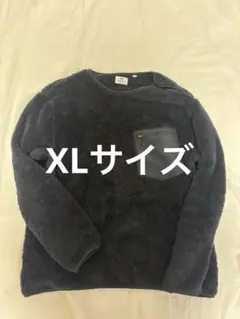 【即日配送】ユニクロ　エンジニアードガーメンツ フリースプルオーバー 黒　xl