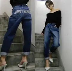 【2633】GYDA デニム　ジーンズ　スキニー　ブルー