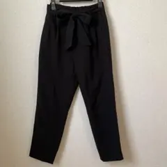 ROPÉ PICNIC ロペピクニック リボン付 テーパードパンツ 36