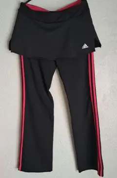 【美品】adidas　スカート付パンツ スポーツウェア cool　Lサイズ