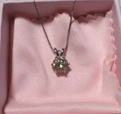 ネックレス モアサナイト（イエロー）1.0ct