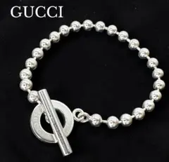 GUCCI ボールチェーン ブレスレット シルバー