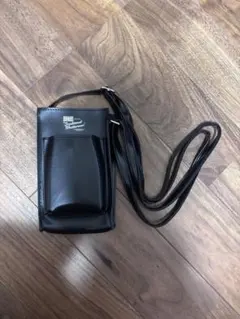 ブラック スマホショルダーバッグ