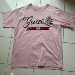 Gucci Tシャツ パイナップル ロゴ ピンクのサムネイル