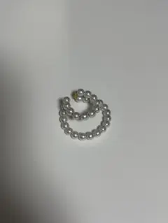 結婚式 二重パール イヤーカフ