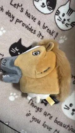 ちいかわ 馬を被ったうさぎマスコット