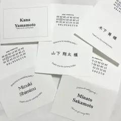 ★みどりさま専用★ 席札 結婚式 ウェディング ペーパーアイテム エンボス紙