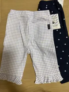 新品 プティマイン レギンス サイズ90 2枚セット 女の子 アカチャンホンポのサムネイル