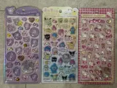 ボンボンドロップシール　サンリオキャラクター　ハローキティ　うるちゅる　クロミ