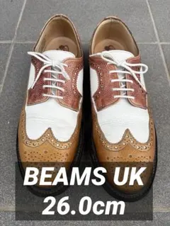 beamsUK別注 Alfred SARGENT ウィングチップ レザーシューズのサムネイル