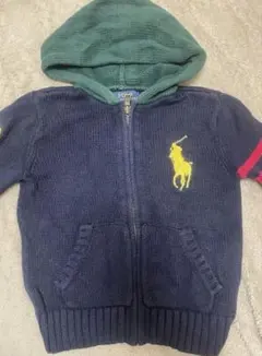 Polo Ralph Lauren フード付きニットパーカー　110