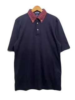 ★ 美品 ペルー製 LANDS' END 半袖 ポロシャツ Mのサムネイル