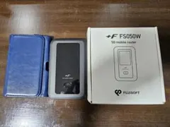 FUJISOFT FS050W 新品未開封 おまけケース付き Amazon | 富士ソフト(Fujisoft) 5G対応Wi-Fiモバイルルーター +F