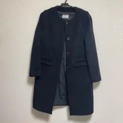 ウール系コート 黒