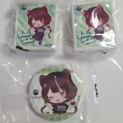 にじさんじ くら寿司 びっくらぽん 缶バッジ 消しゴム