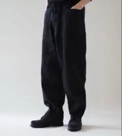 comoli 25ssブラックドリル6pパンツ - メルカリ