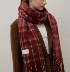 Knuth Marf】border volume muffler/blue - メルカリ