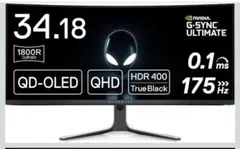 AW3423DW Alienware 34インチ QD-Oled モニター訳あり