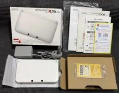 Nintendo 3DS LL ホワイト　本体　美品　箱付き　充電器起動確認済み