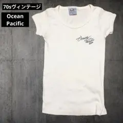 【70sヴィンテージ】オーシャンパシフィック サーフTシャツ レア波タグのサムネイル