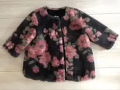 baby GAP 花柄フェイクファーコート 6-12ヶ月　女の子 ベビー