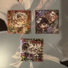 鬼滅の刃 ホログラムキャラクターシール3枚セット