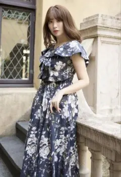 herlipto Anemone Ruffled Long Dress - メルカリ