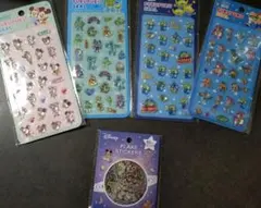 ぷくぷくシール、ディズニーフレークシール 5枚セット