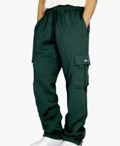 メンズワークパンツ　グリーン　Lサイズ