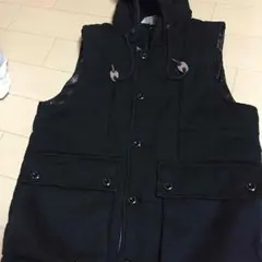 BEN DAVIS フード付きダウンジャケット 黒 サイズM