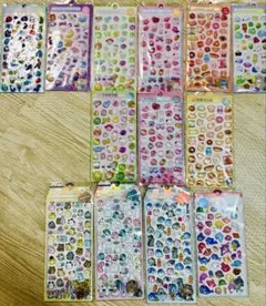 ボンボンドロップ　ぷっくりシール　3Dステッカー