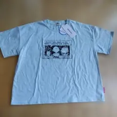 水色 スヌーピー PEANUTS Tシャツ 140cm接触冷感未使用のサムネイル
